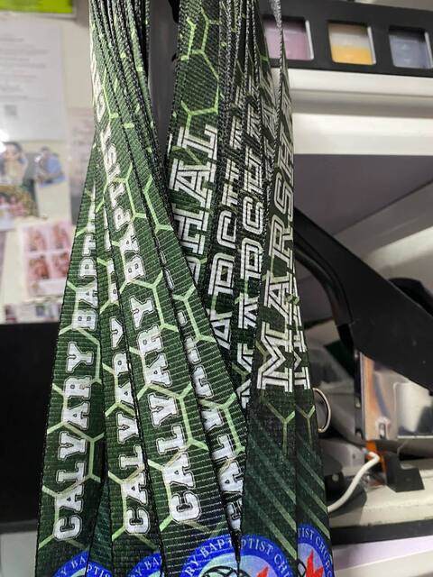 Woven lanyards, church batch